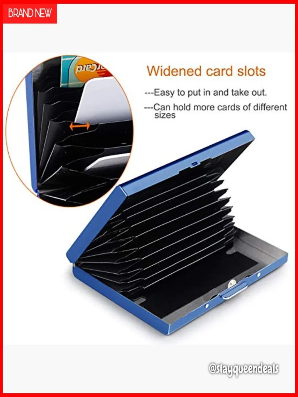 Stainless Steel RFID Blocking Credit Card Holder with Gift Box